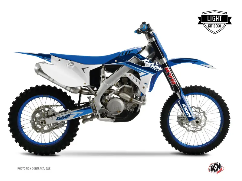 Kit plastiques moto-cross KUTVEK Stage TM EN 450 FI Bleu Light