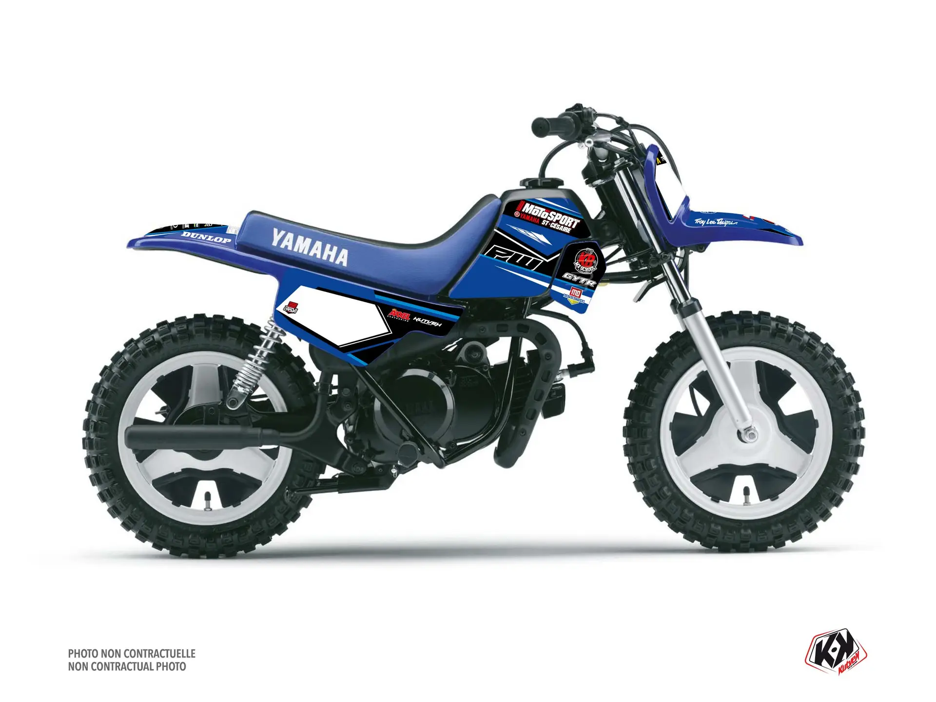 오토바이 크로스 레플리카 데칼 키트 Kaven Benoît K21 Yamaha PW 50