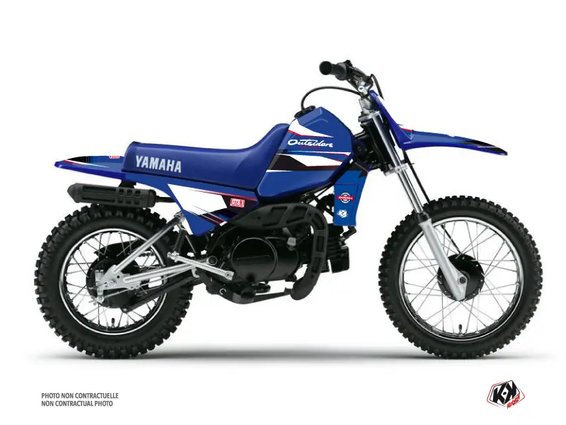 Bộ Decal Trang Trí Moto-cross Replica Outsiders Academy Yamaha PW 80 2018 KUTVEK