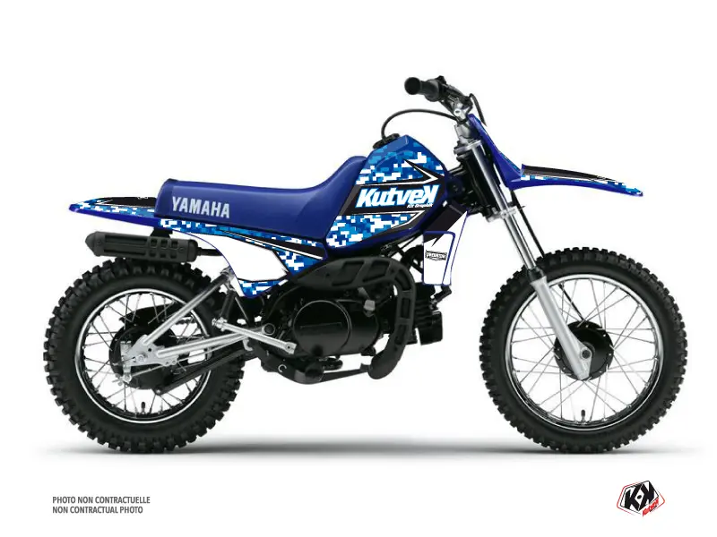Dekorsatz Predator KUTVEK Yamaha PW 80 Blau