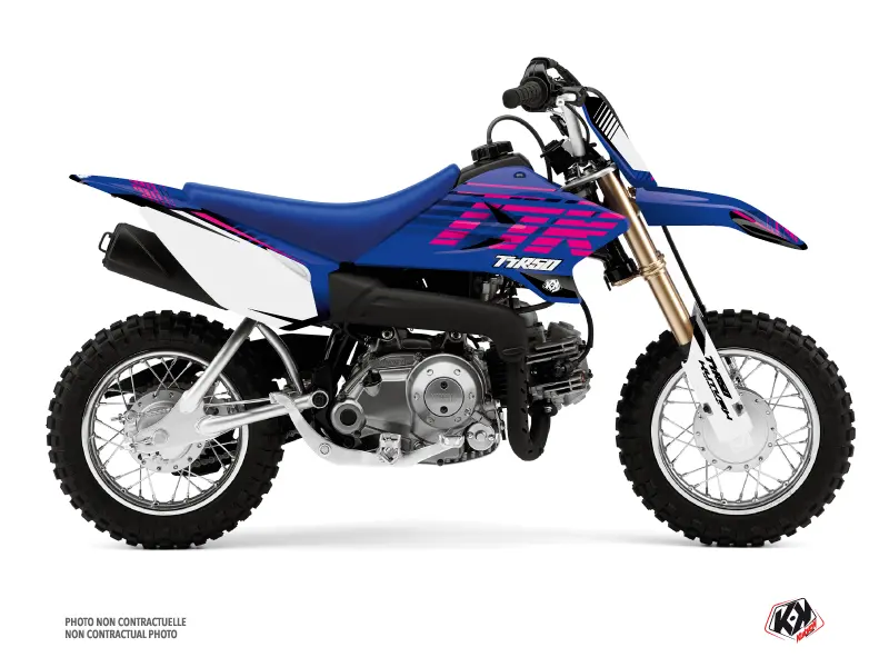 Sada plastů pro motokros Kutvek Flow Yamaha TTR 50 růžová