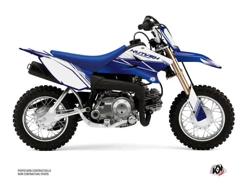 Kit dekorací pro motokros Stripe Yamaha TTR 50 Tmavě modrá KUTVEK