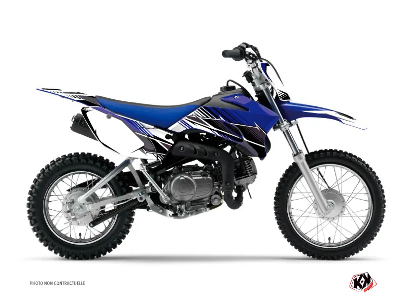 Dekorační kit moto cross stripe Yamaha TTR 90 modrá KUTVEK