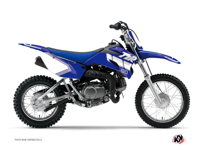 Dekorační sada pro motokros Vintage Yamaha TTR 90 Modrá KUTVEK