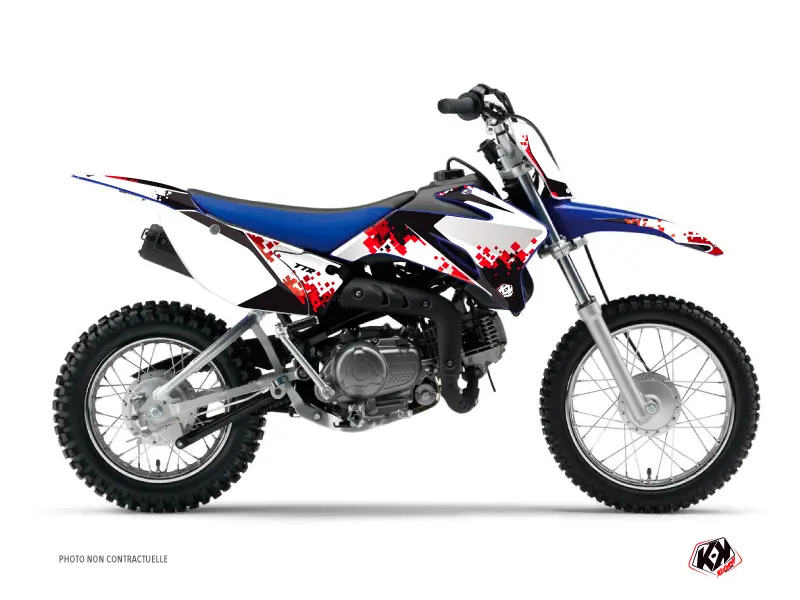 Dekorační komplet pro motokros Hangtown Yamaha TTR 110 červený KUTVEK