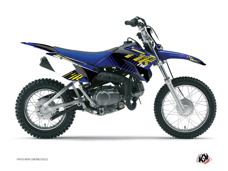Flow Yamaha TTR 110 옐로우 KUTVEK 모토크로스 데코 키트