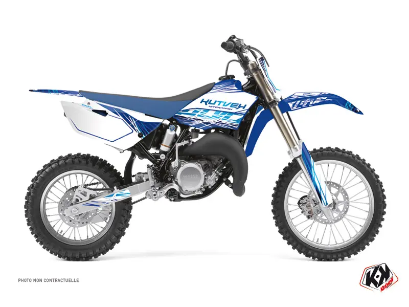 Kit déco moto cross Eraser Yamaha 85 YZ bleu KUTVEK