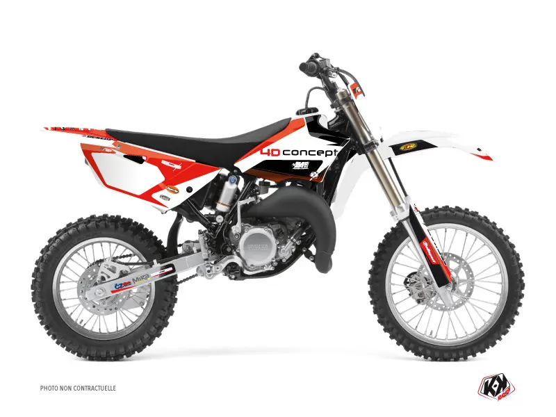 야마하(Yamaha) 85 YZ BOS 레플리카 모토크로스 데칼 키트 KUTVEK