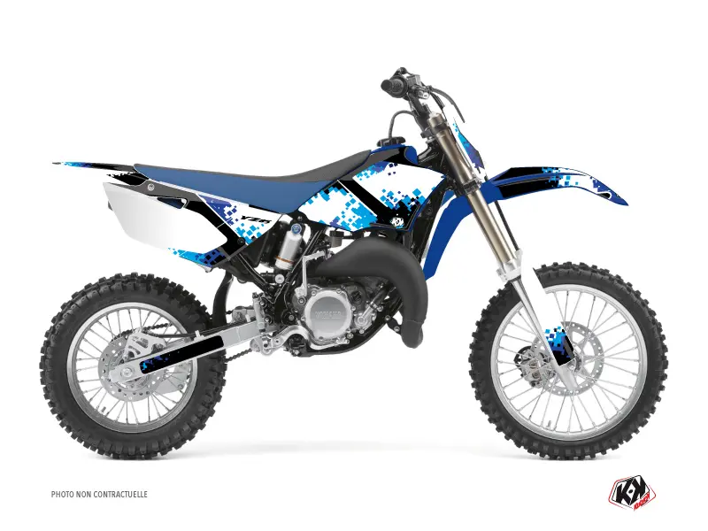 Kit plastiques Hangtown Yamaha 85 YZ bleu KUTVEK