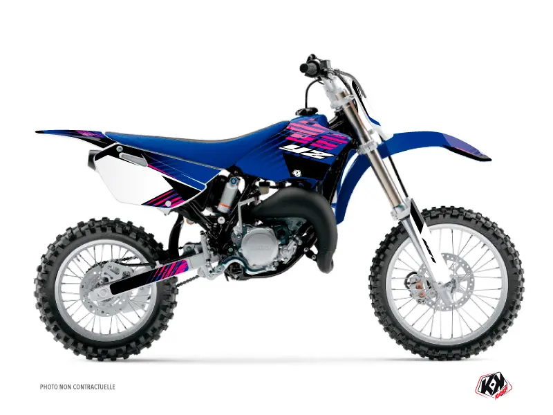 Kit plastiques motocross Yamaha 85 YZ Flow rose Kutvek