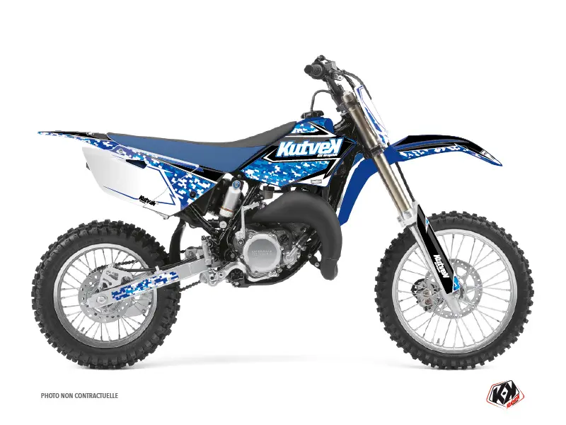 Комплект пластмаси деко мото крос Predator Yamaha 85 YZ син Kutvek