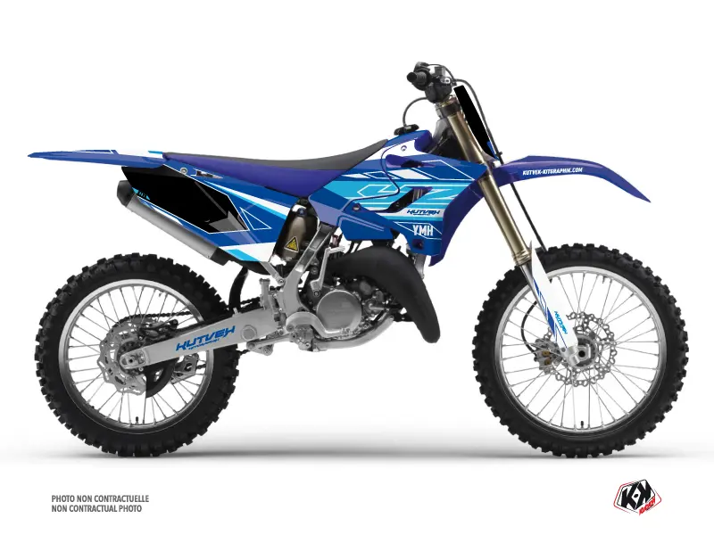Kit de plásticos Yamaha 125 YZ Outline azul KUTVEK