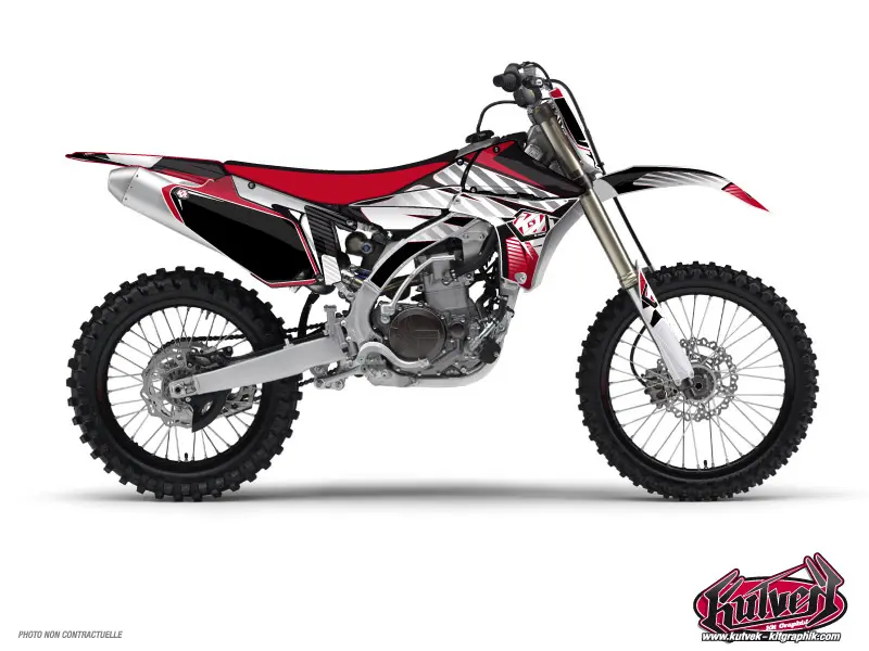 Sada dekorácií pre motokros Yamaha 125 YZ červená KUTVEK