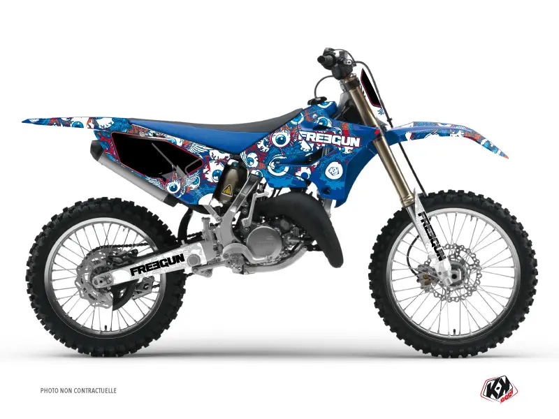 Dekorationssæt motocross Freegun Eyed Yamaha 125 YZ rød KUTVEK