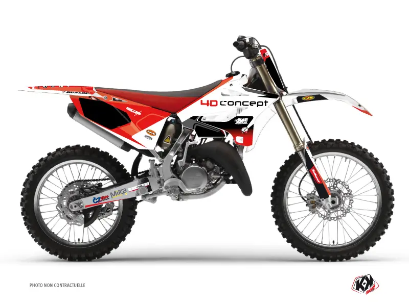 레플리카 BOS Yamaha 125 YZ 크로스 바이크 데코 키트 KUTVEK