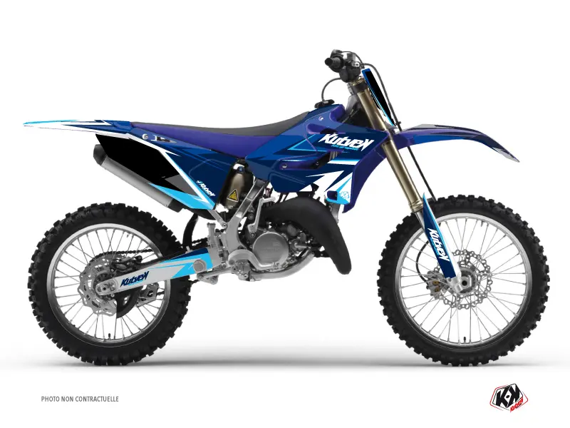 طقم زينة دراجة كروس Yamaha 125 YZ أزرق KUTVEK