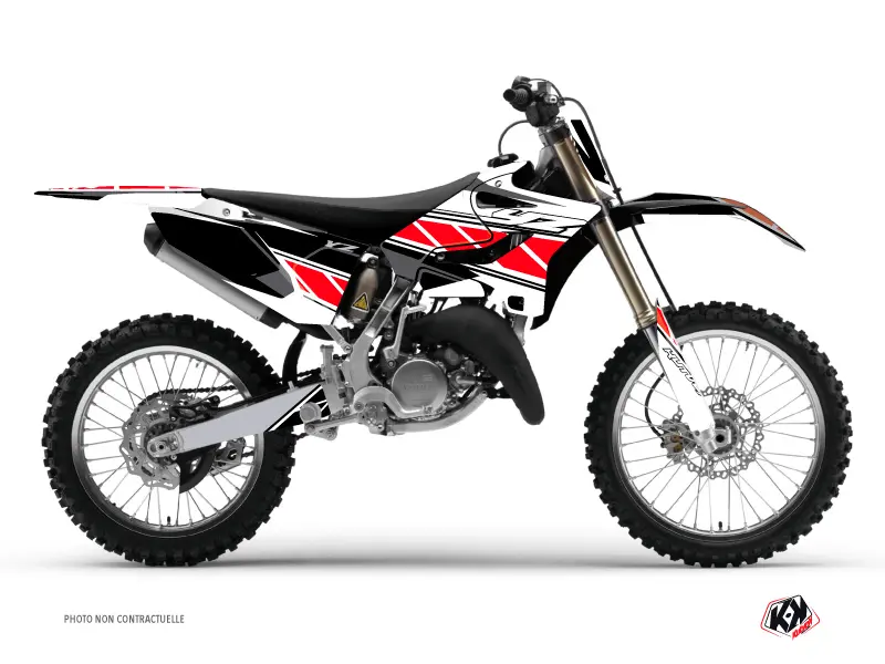 KUTVEK Replica Motocross Plastikkit Yamaha 125 YZ Rot
