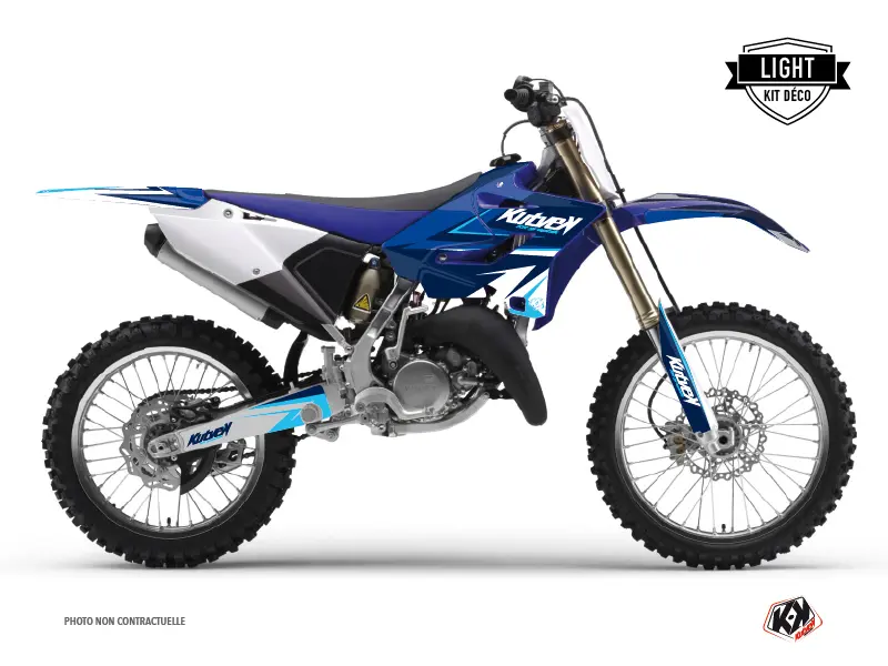 Kit décoration moto-cross Yamaha 250 YZ Bleu LIGHT KUTVEK