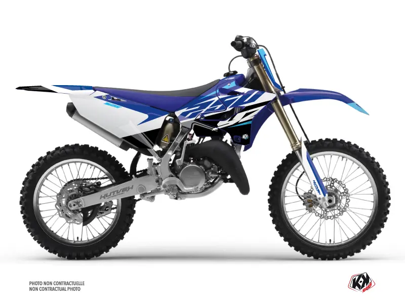 Kit Décoration Moto-Cross Skew Yamaha 250 YZ Bleu KUTVEK