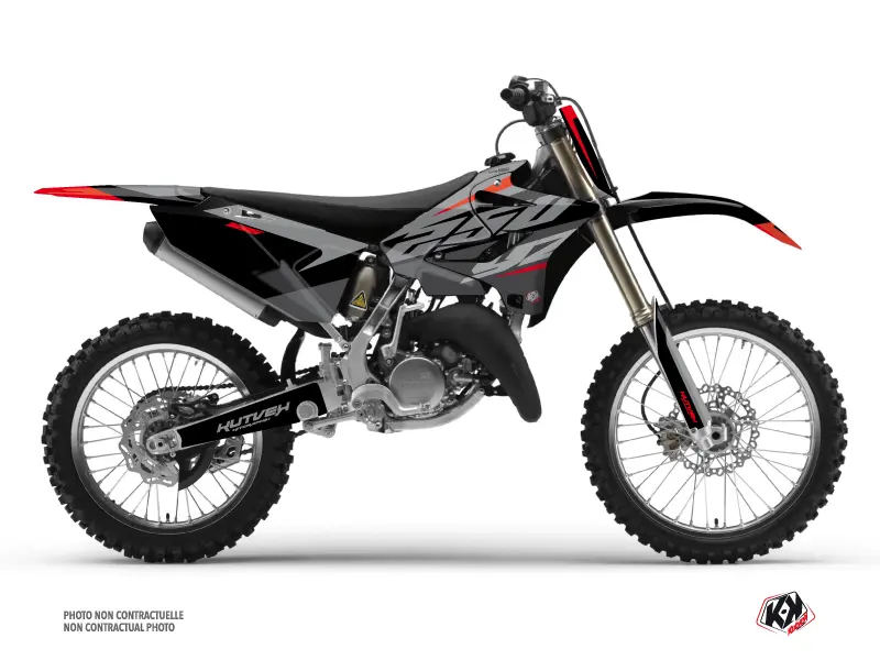 Dekoračný set pre motokros Yamaha 250 YZ červený Skew KUTVEK