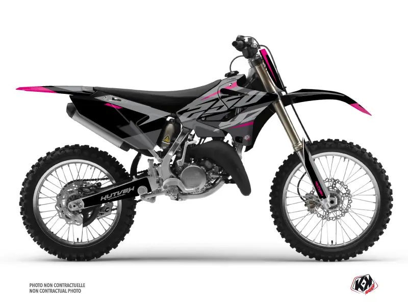 Kit Décoration Moto Cross Yamaha 250 YZ Rose KUTVEK