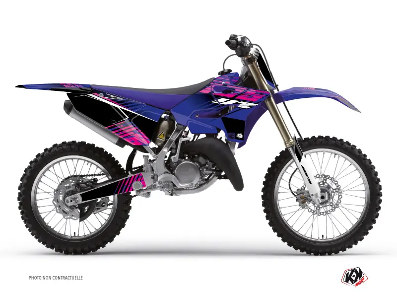 Dekoračný set pre motokros Flow Yamaha 250 YZ ružový KUTVEK