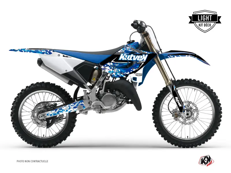 Kit de plastiques Prédateur Yamaha 250 YZ bleu light KUTVEK