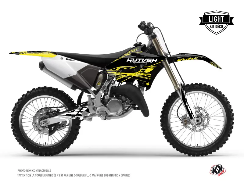 모토크로스 데코 키트 Eraser Fluo Yamaha 250 YZ Yellow LIGHT
