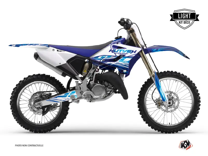 Kit plastiques Deco Moto Cross Eraser Yamaha 250 YZ Bleu LIGHT