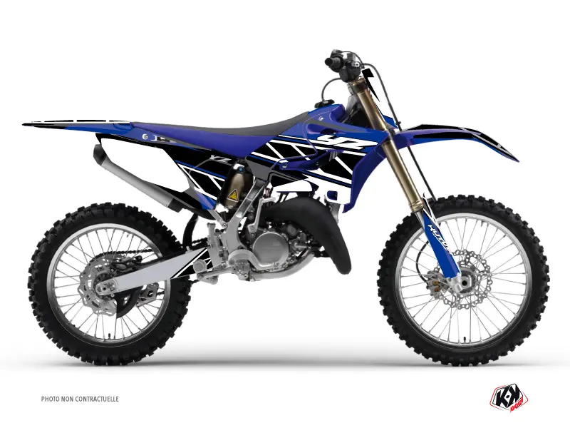 KUTVEK 雅马哈 250 YZ 蓝色 越野摩托车仿制版贴花套装