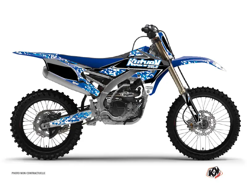 Kit de adhesivos Kutvek Predator Yamaha 250 YZF Azul