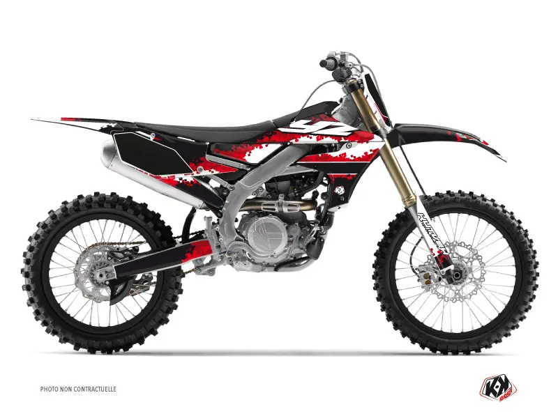 KUTVEK クロス用 プラスチックキット Hangtown Yamaha 250 YZF レッド
