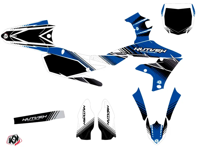 Kutvek Stripe 蓝色 Yamaha YZF 250 装饰贴花套装 — 第 2 视图