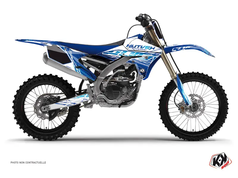 KUTVEK Eraser 雅马哈 YZF 250 越野摩托车贴花套件 蓝色