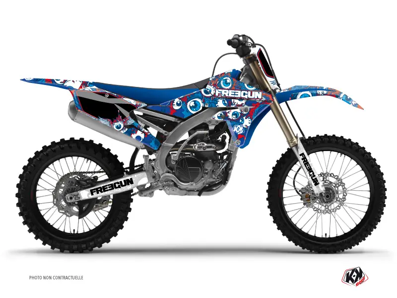 Kit plastiques Freegun Eyed Yamaha 250 YZF Rouge