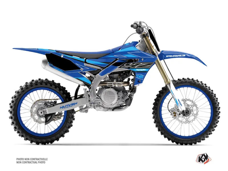 KUTVEK آؤٹ لائن Yamaha 250 YZF Cyan موٹو کراس ڈیکوریشن کٹ