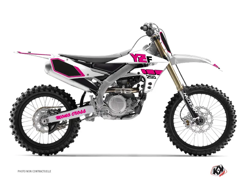 Vintage Motocross Dekorsatz Yamaha YZF 250 rosa KUTVEK
