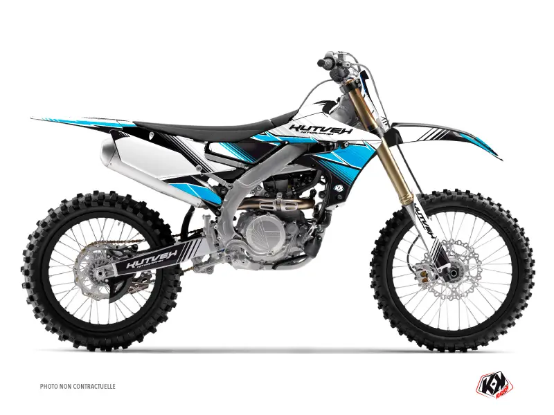 Kit de adhesivos Moto Cross Stripe Yamaha 450 YZF Negro KUTVEK