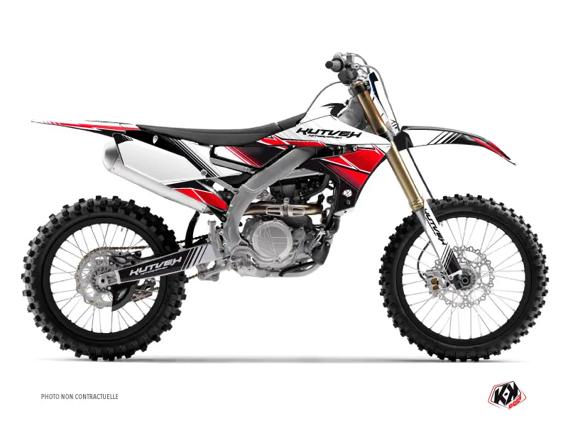 Kit de Adhesivos Moto Cross Stripe Yamaha 450 YZF Rojo KUTVEK