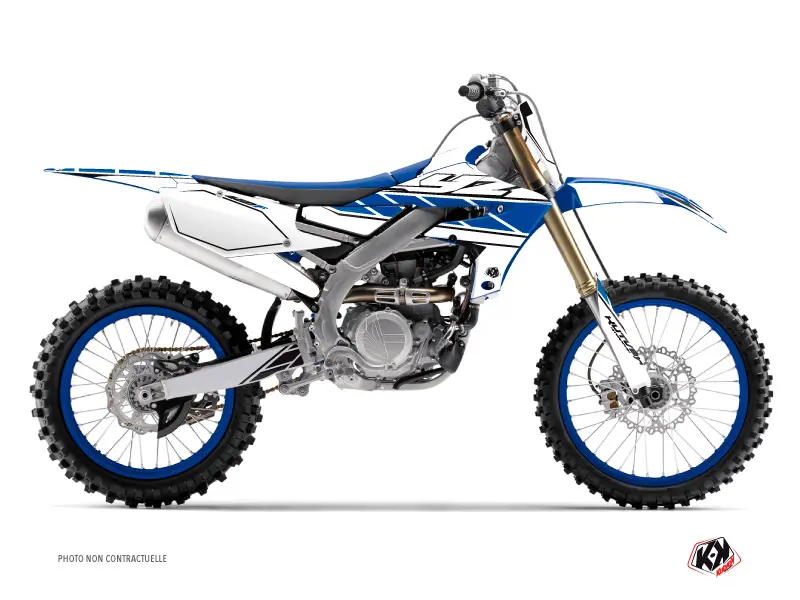 Комплект Деко Мото Крос Реплика Yamaha 450 YZF Бяло Син KUTVEK