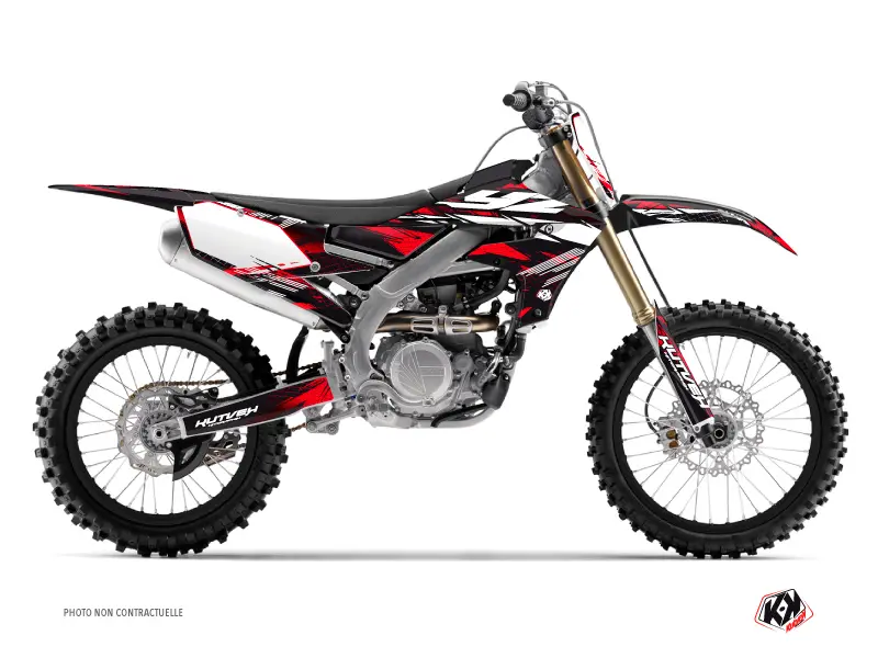Dekorsatz Motocross Techno Yamaha 450 YZF Rot KUTVEK
