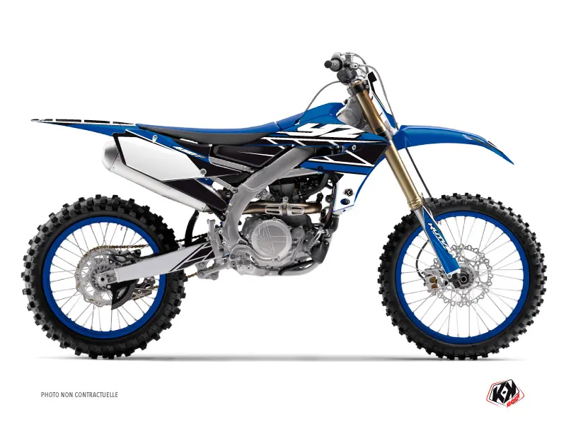 Kit Déco Moto Cross Replica Yamaha 450 YZF Bleu KUTVEK