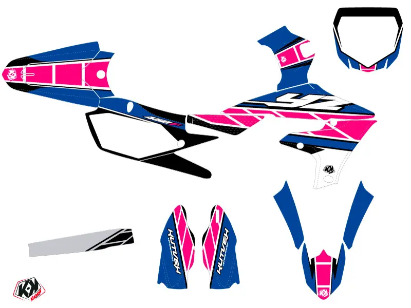KUTVEK Yamaha 450 YZF Rose Replica Cross Motosiklet Dekorasyon Kit'i — 2. görünüm