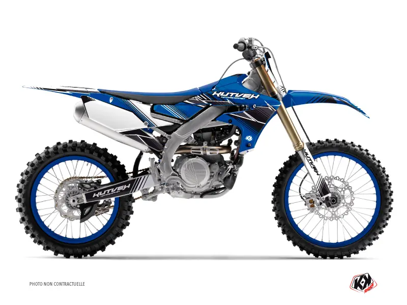 Kit Decor Moto-Cross Stripe Yamaha 450 YZF Kutvek Albastru