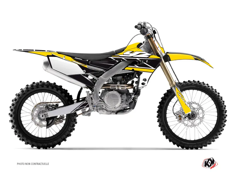 クットヴェック ヤマハ 450 YZF イエロー レプリカ モトクロス デカールキット