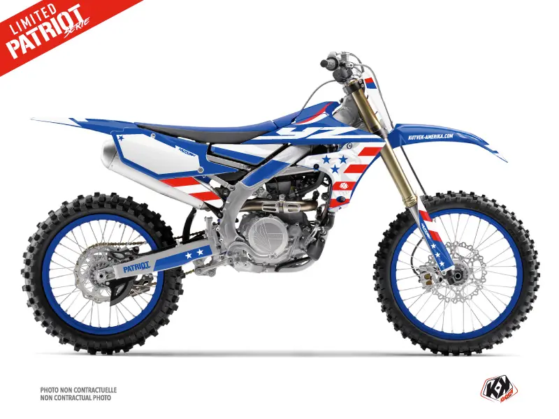 Kit de adhesivos Yamaha YZF 450 Patriot Kutvek azul