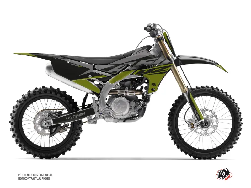 Kit décoration motocross Skew Yamaha 450 YZF kaki KUTVEK