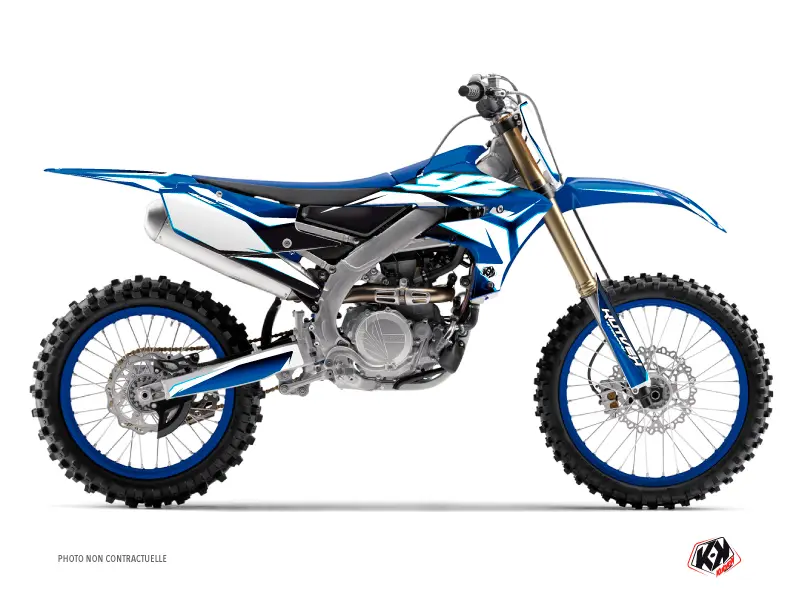 Kit Décoration Moto Cross Yamaha 450 YZF Bleu KUTVEK