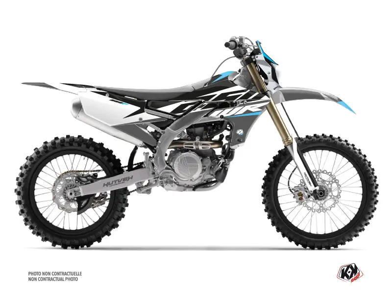 Stickerset Motocross Skew Yamaha 250 WRF Grijs KUTVEK