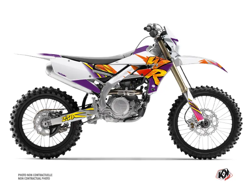 Kit Decoração Moto Cross Memories Yamaha 250 WRF KUTVEK